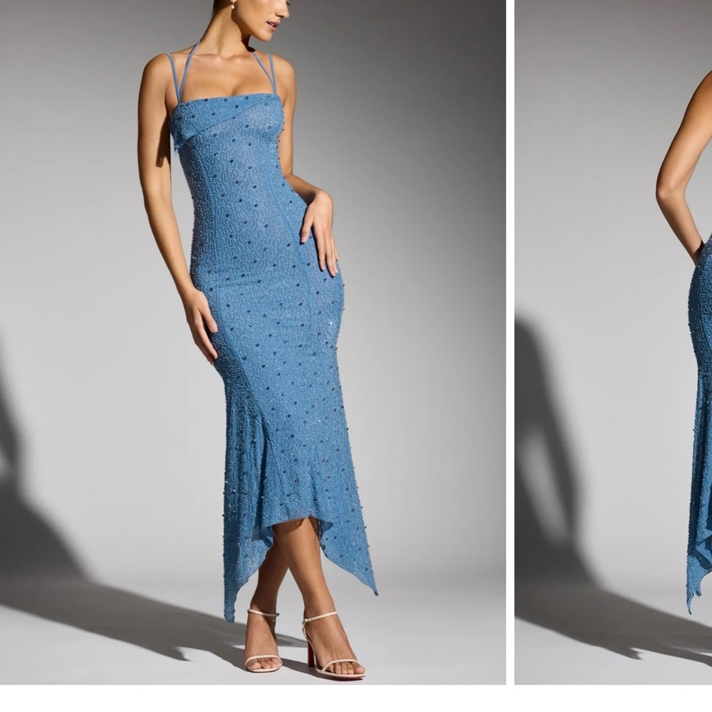 Oh Polly beaded dress